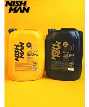 Nishman Hair shampoo Professional 5 liters - Buy Online on GoSupps.com