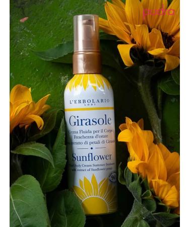 L'ERBOLARIO Perfumed Creamlide Cream for Body Sunflower 100 ml - Buy Online on GoSupps.com