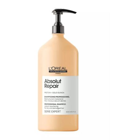 L'Oreal Absolut Repair Gold Hair Shampoo 1500 ml - Buy Online on GoSupps.com