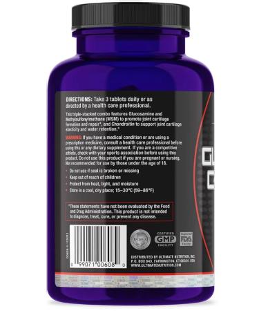 Glucosamine Chondroitin MSM 90 TAB (glucosamine chondroitin) - Buy Online on GoSupps.com