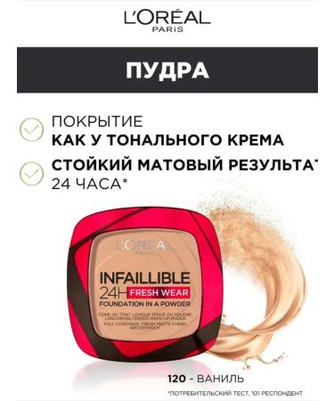 L'Or al Paris Infailible 24h Face powder 120
