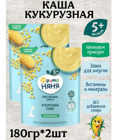 Frutonyanya Silent corn porridge with 5 months 180g 2pcs