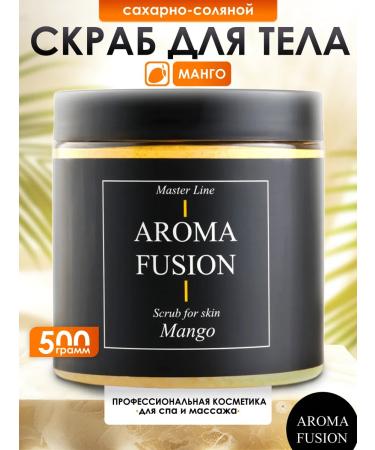 AROMA FUSION Anti -cellulite body scrub natural mango 500 g