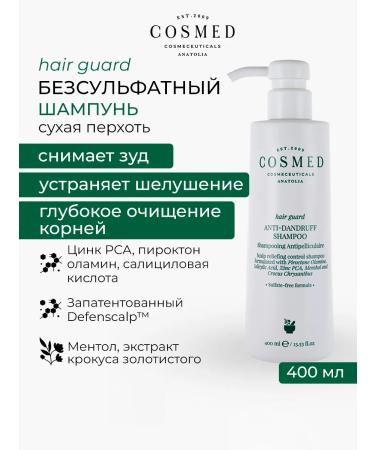 Cosmed Cosmeceuticals Hair shampoo against dandruff Hair Guard