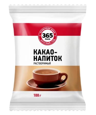 365 days Cocoa-drinker soluble 100g 4pcs