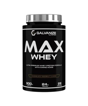 Galvanize Nutrition Whey -coil protein cocktail powder 900g Max Whey Protein