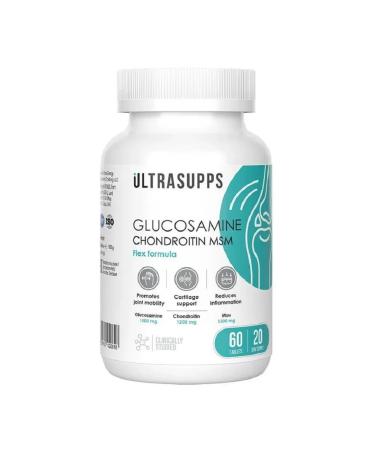 UltraSupps Glucosamine chondroitin MSM for joints 60 tabs for women