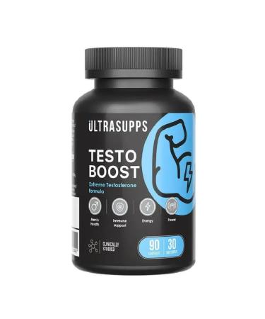 UltraSupps Testosterone booster for men 90 capsules for muscles and potency