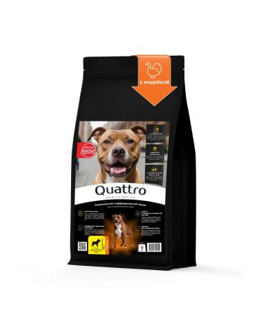 Quattro Dry food for dogs Staffordshire Terrier turkey 12kg