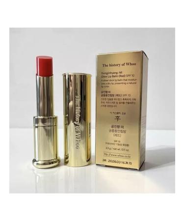 The History of Whoo Lip balm with SPF 10 Gongjinhyang Mi Glow Lip Balm (Red) - Buy Online on GoSupps.com