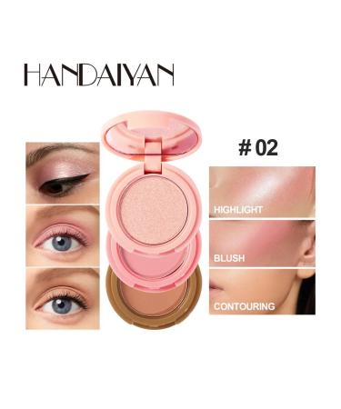 Palette 3 in 1 highlighter blush contouring - Buy Online on GoSupps.com