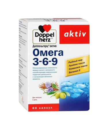 Queisser Pharma GmbH and CoKG Doppelgerz Acts Omega 3-6-9 N60 caps