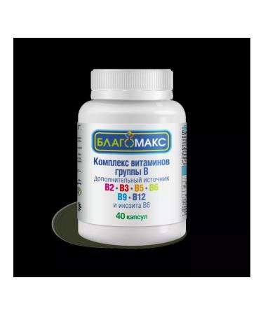 VIS LLC Blagomax Complex of B vitamins in N40 caps-2 pcs - Buy Online on GoSupps.com