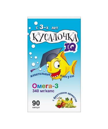 RealCaps JSC Pour IQ Omega-3 N90 caps chews 750 mg