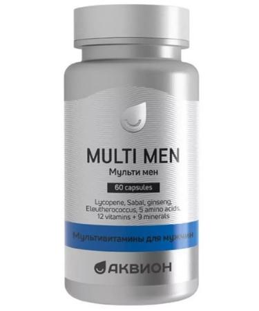 VTF LLC Aquion multivitamins for men N60 caps 930mg