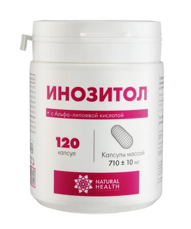 Natural Health Inositol 1000 mg with alpha lipoic acid - Buy Online on GoSupps.com