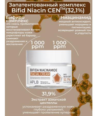 APLB Face cream bifido-niasinamide - Buy Online on GoSupps.com
