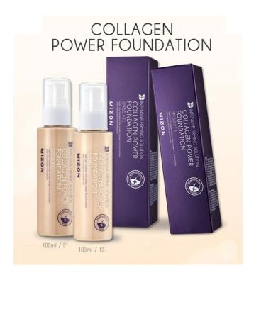 MIZON The foundation base of Collagen Power Foundation #21 - Buy Online on GoSupps.com