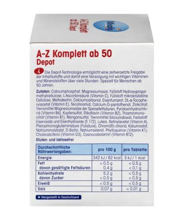 Mivolis Full -fledged complex of vitamins 50+ Germany - Buy Online on GoSupps.com