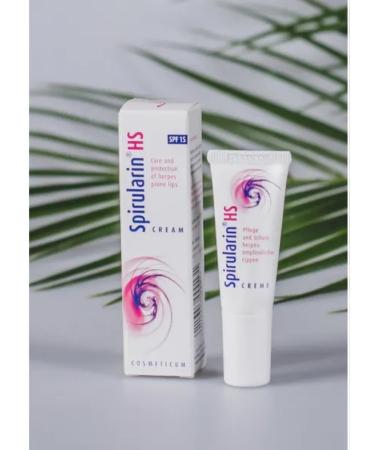 Cream for the care and protection of lips from herpes spirularin HS SPF 15 - Buy Online on GoSupps.com