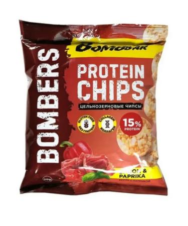 Snaq Fabriq Protein chips whole grain bacon with paprika - Buy Online on GoSupps.com