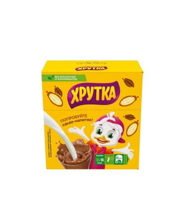 Khrutka Soluble cocoa drink (13.5 g x 16pcs) 216g - Buy Online on GoSupps.com