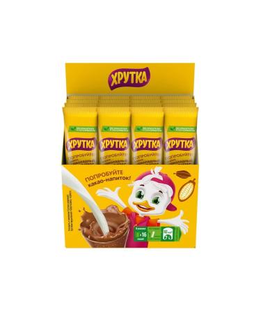 Khrutka Soluble cocoa drink (13.5 g x 16pcs) 216g - Buy Online on GoSupps.com