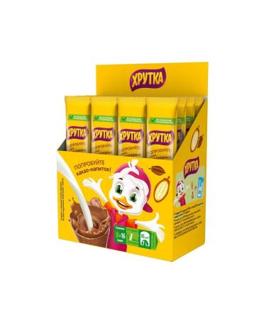 Khrutka Soluble cocoa drink (13.5 g x 16pcs) 216g - Buy Online on GoSupps.com