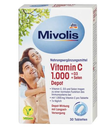 Mivolis Vitamin C 1000 D3 Selenium Germany