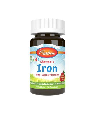 Carlson Iron iron for children 15 mg 30 tablets - Buy Online on GoSupps.com