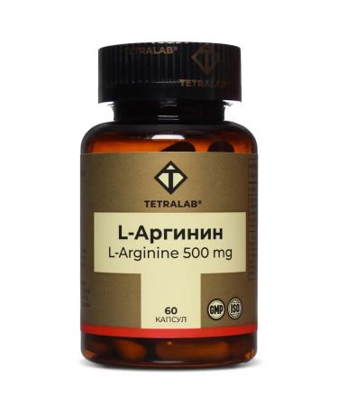 TETRALAB Arginine amino acid l arginine sports nutrition 60 cap - Buy Online on GoSupps.com