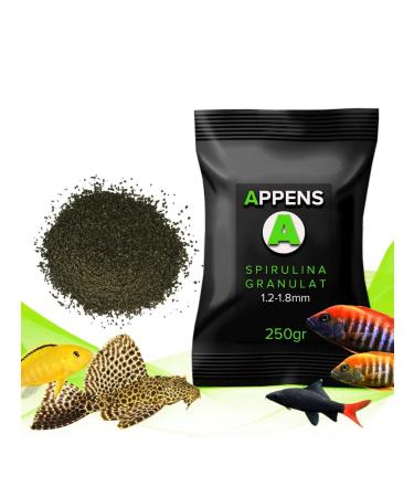 APPENS Spirulina Granulat 1.2-1.8 250gr-feed with spirulina