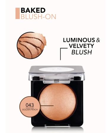 Flormar Baked blush tone 043 gold peach - Buy Online on GoSupps.com