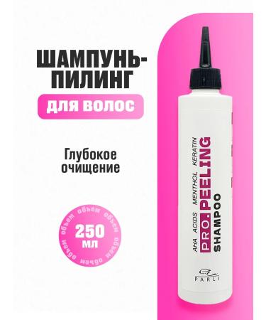 Parli Cosmetics Shampoo for deep hair cleaning with menthol and acids