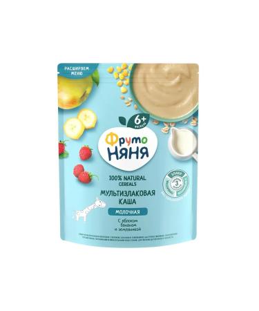 Frutonyanya Porridge multislak. Apple-Banan-Earth-Earth 200g 2pcs - Buy Online on GoSupps.com