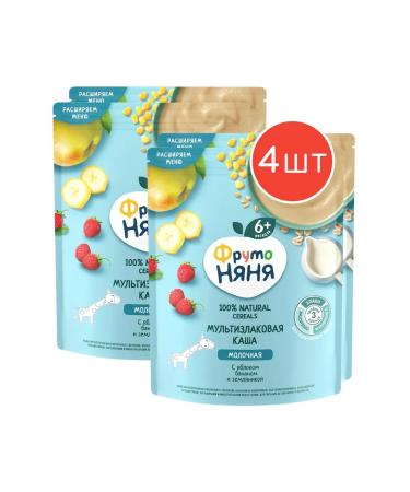 Frutonyanya Porridge multislak. Apple-Banan-Earth-Earth 4pl