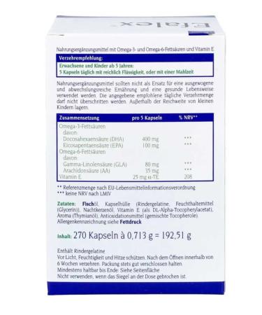 Efamol Efalex Eflex omega 3 Vitamin E Fisheries Fool with ZRR 270 - Buy Online on GoSupps.com