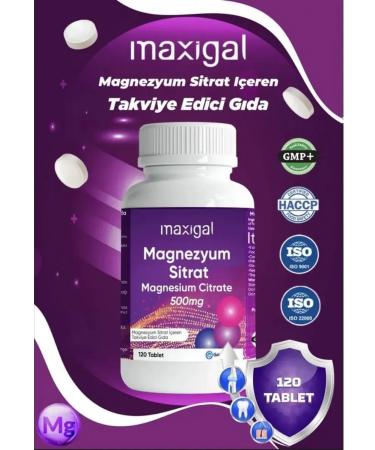 maxigal Magnesium citrate vitamins for women and men.