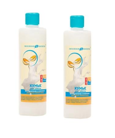 EXCLUSIVE COSMETIC Cream-shampoo for hair koumiss 500 gr 2 pcs