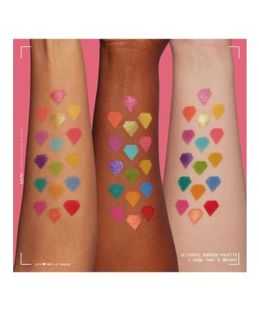 NYX Professional Makeup Palette shadows Ultimate Shadow Palette "I Know Thats Bright" - Buy Online on GoSupps.com