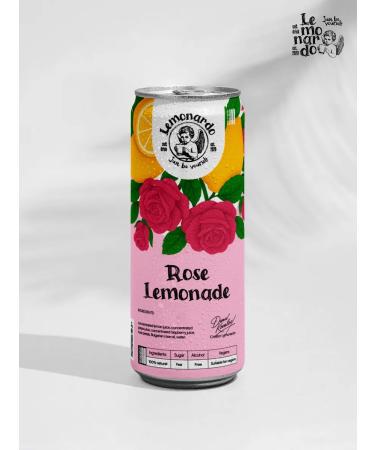 Lemonardo Lemonada natural rose 12 pieces 330 ml - Buy Online on GoSupps.com