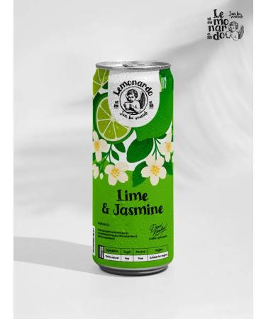 Lemonardo Lemonada natural lime and jasmine 12 pieces 330 ml - Buy Online on GoSupps.com