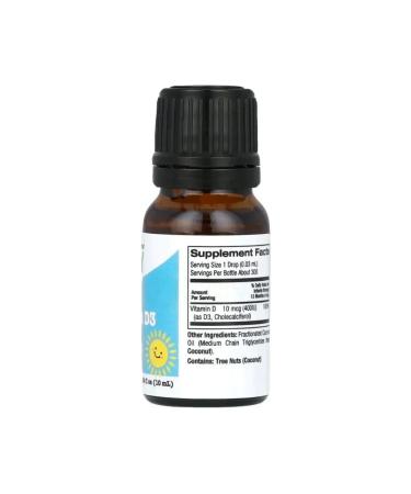 California Gold Nutrition Vitamin D3 for children 10 g (400 IU) 10 ml - Buy Online on GoSupps.com