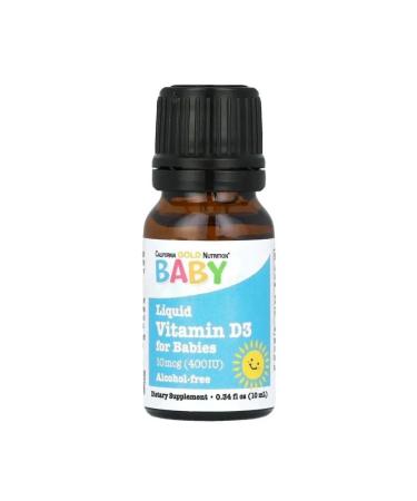 California Gold Nutrition Vitamin D3 for children 10 g (400 IU) 10 ml - Buy Online on GoSupps.com