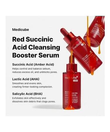 Medicube Red Succinic Acid Peel 40g Piling Succino - Buy Online on GoSupps.com