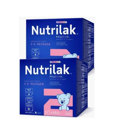 Nutrilak Mixture of children's milk nutrilalak premium 2 2 Cor*1050g