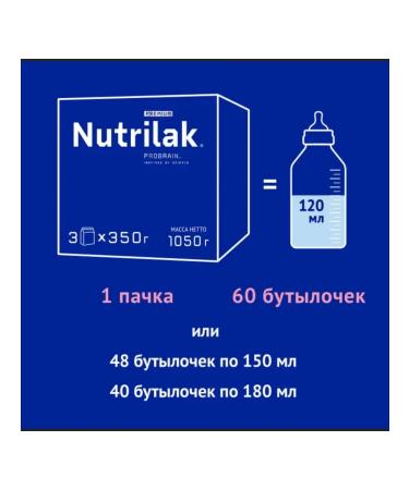 Nutrilak Mixture of children's milk nutrilalak premium 2 2 Cor*1050g - Buy Online on GoSupps.com