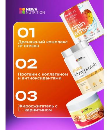Newa Nutrition Slimming set fat burner drainage protein - Buy Online on GoSupps.com