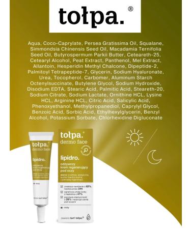 CROWD Dermo Face Lipidrio Nutrition Cream for Eye 10 ml - Buy Online on GoSupps.com