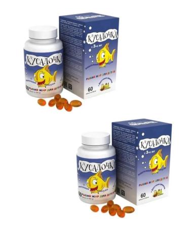 BITE Fish oil for children 60 pcs 2u
